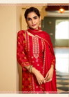 3871 By AF Print Dola Jacquard Designer Kurti With Bottom Dupatta Wholesale Price In Surat	